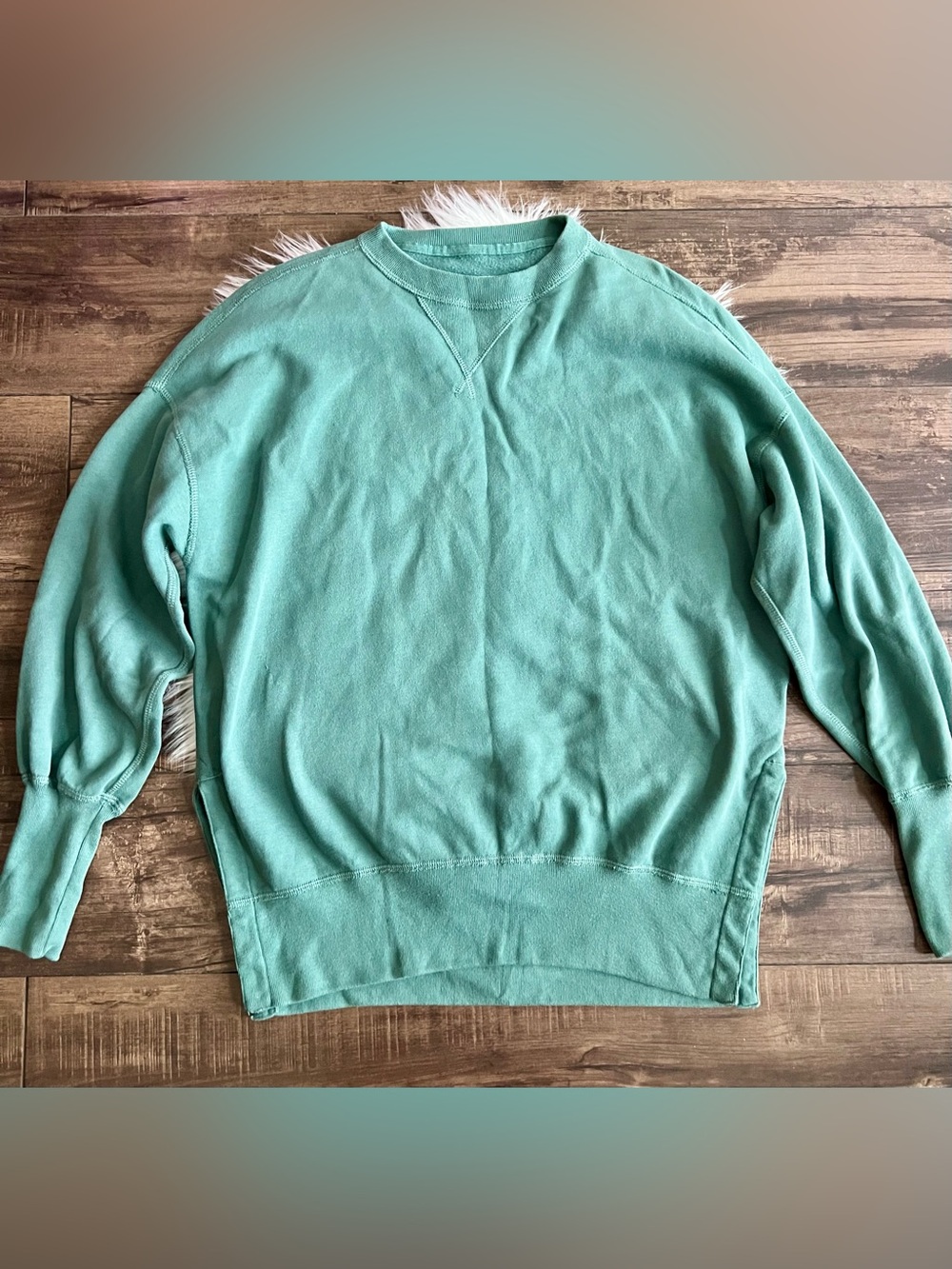 Abercrombie & Fitch Soft A&F Collection Green Crewneck Sweatshirt Small